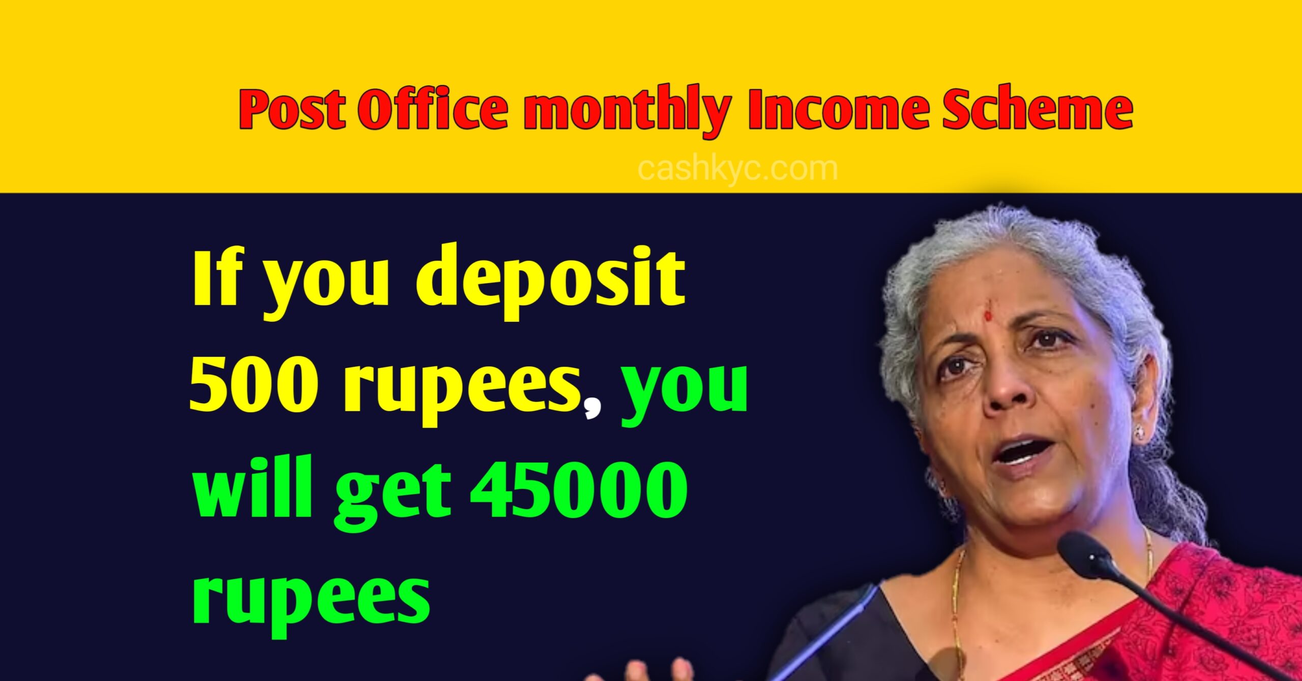 Post Office Monthly Income Scheme